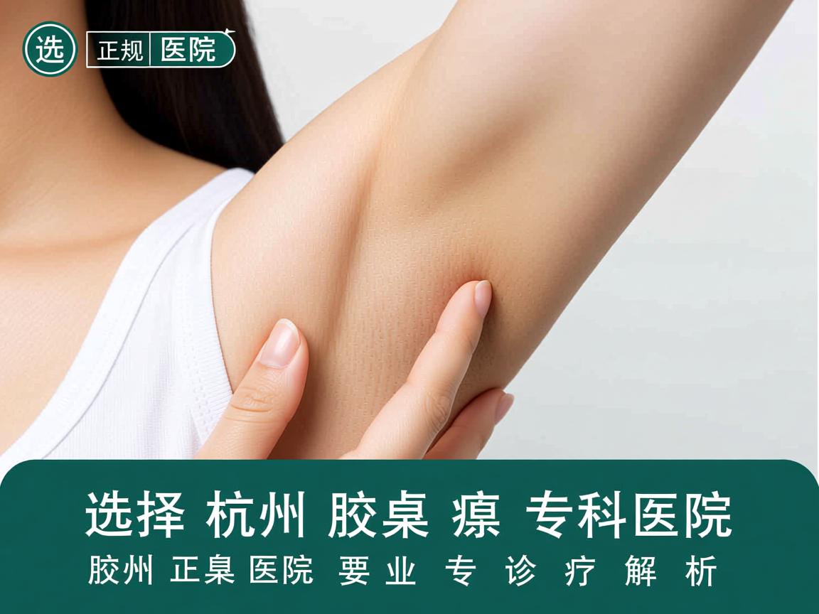 选择杭州腋臭正规医院，杭州腋臭专科医院的专业诊疗解析