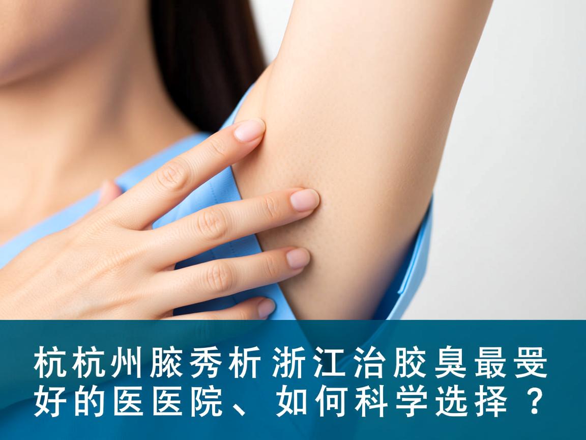 杭州腋秀解析，浙江治疗腋臭最好的医院，如何科学选择？