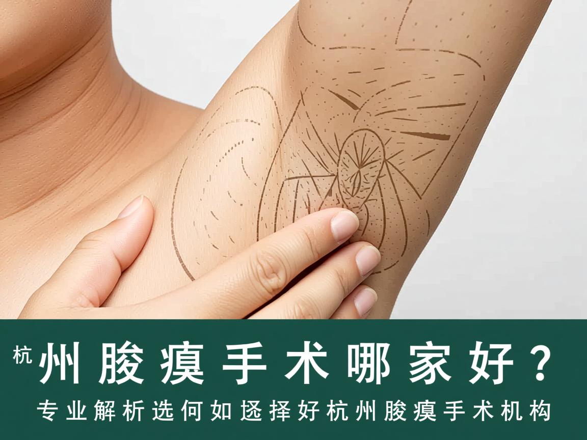 杭州腋臭手术哪家好？专业解析如何选择好的杭州腋臭手术机构