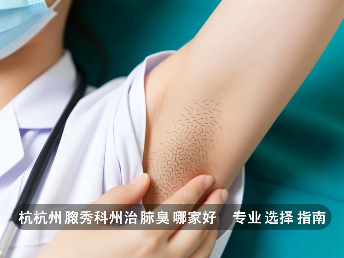 杭州腋秀腋臭专科解析，杭州治疗腋臭哪家好，专业选择指南