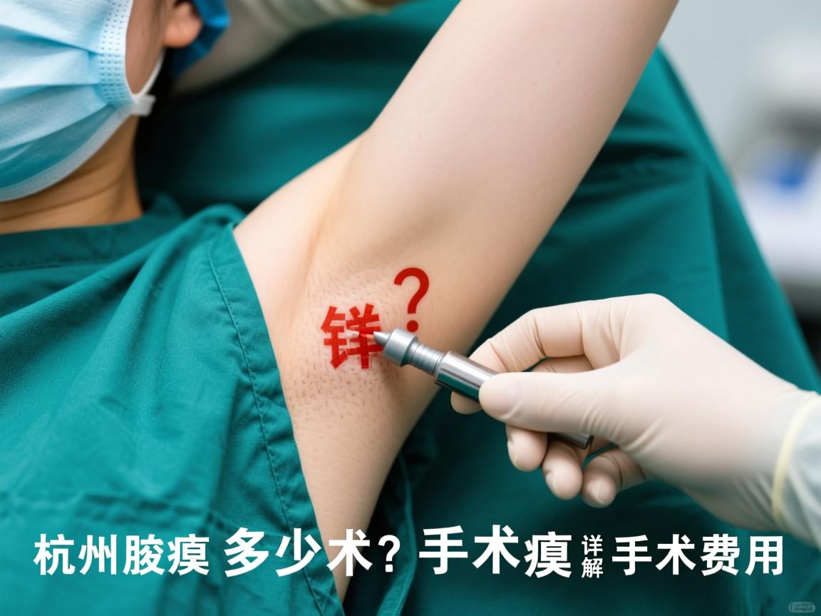 杭州腋臭手术多少钱？详解杭州腋臭手术费用