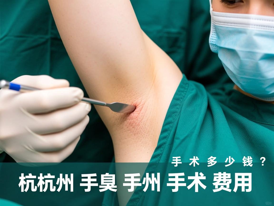 杭州腋臭手术多少钱？详解杭州腋臭手术费用