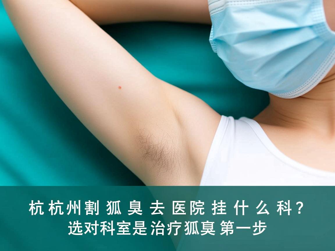 杭州割狐臭去医院挂什么科？选对科室是治疗狐臭第一步