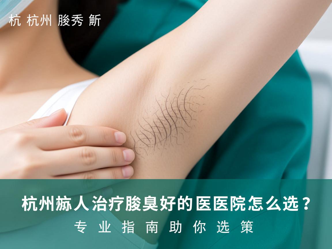 杭州腋秀解析，杭州治疗腋臭好的医院怎么选？专业指南助你决策