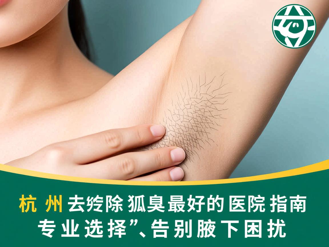 杭州去除狐臭最好的医院指南，专业选择，告别腋下困扰
