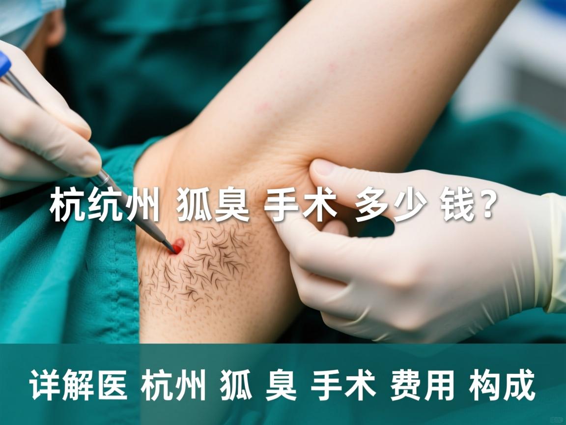 杭州狐臭手术多少钱？详解杭州狐臭手术费用构成