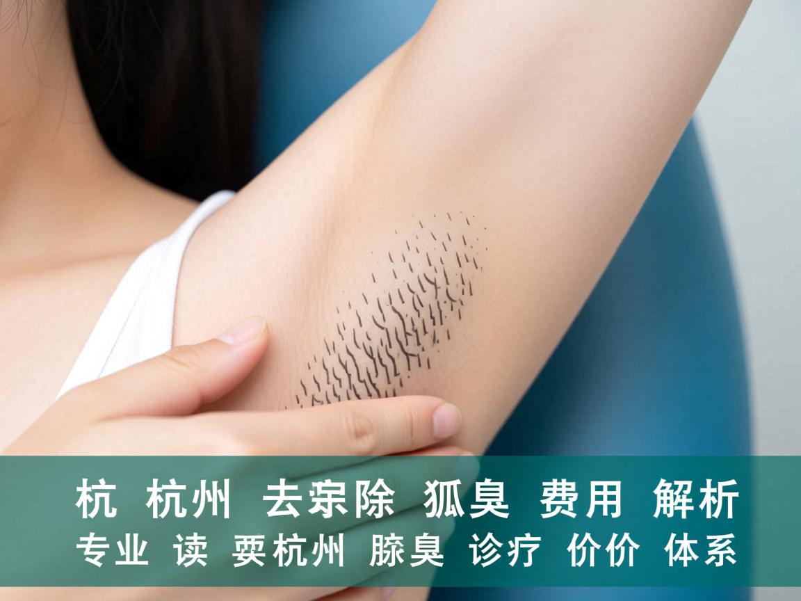 杭州去除狐臭费用解析，专业解读杭州腋臭诊疗价格体系