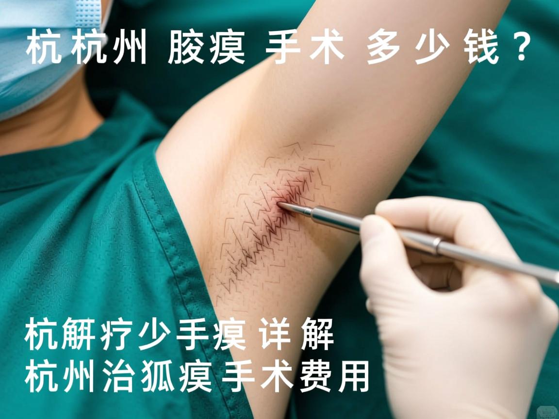 杭州腋臭手术多少钱？详解杭州治狐臭手术费用