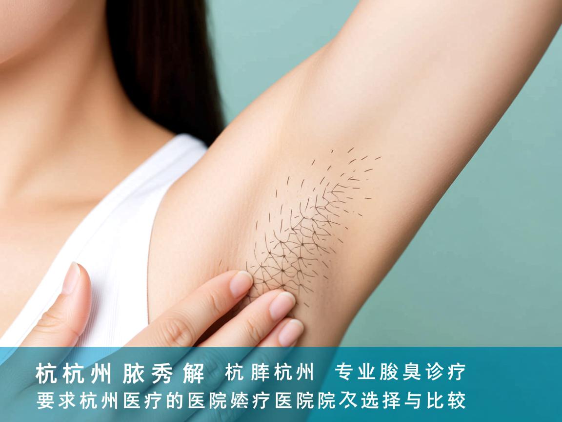 杭州腋秀解析，杭州专业腋臭诊疗医院的选择与比较