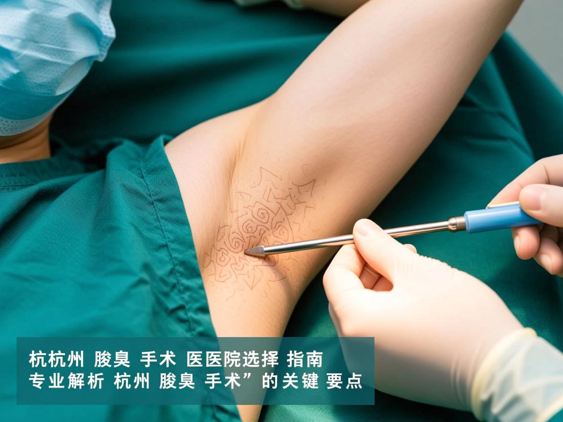 杭州腋臭手术医院选择指南，专业解析杭州腋臭手术的关键要点