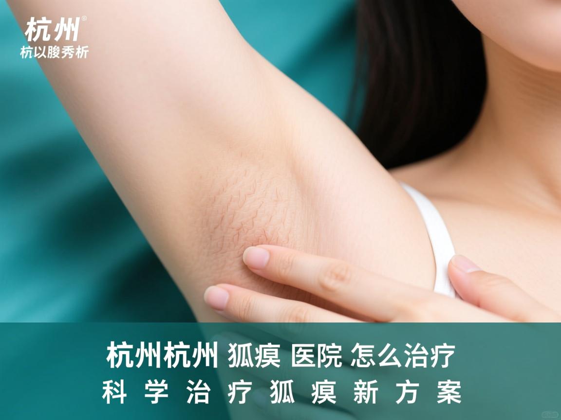 杭州腋秀解析，杭州狐臭医院怎么治疗，科学治疗狐臭新方案