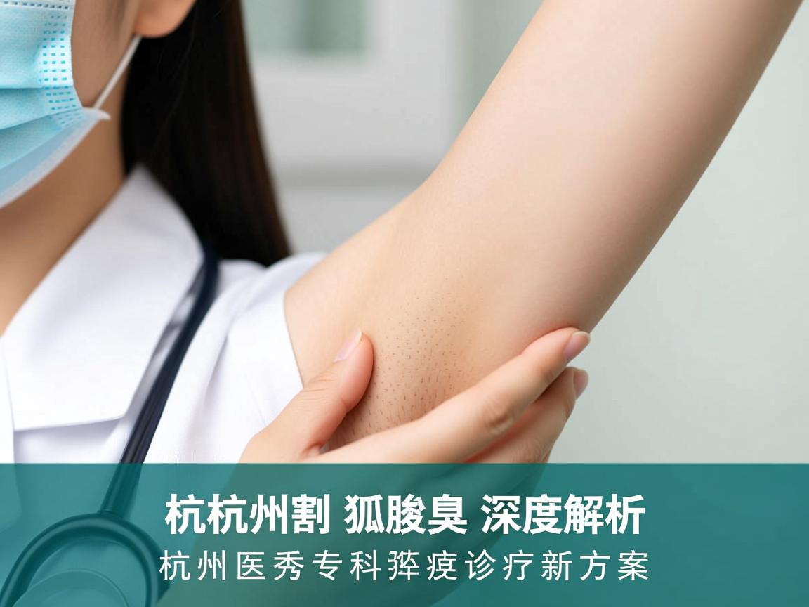 杭州割狐臭，深度解析杭州腋秀专科的狐臭诊疗新方案