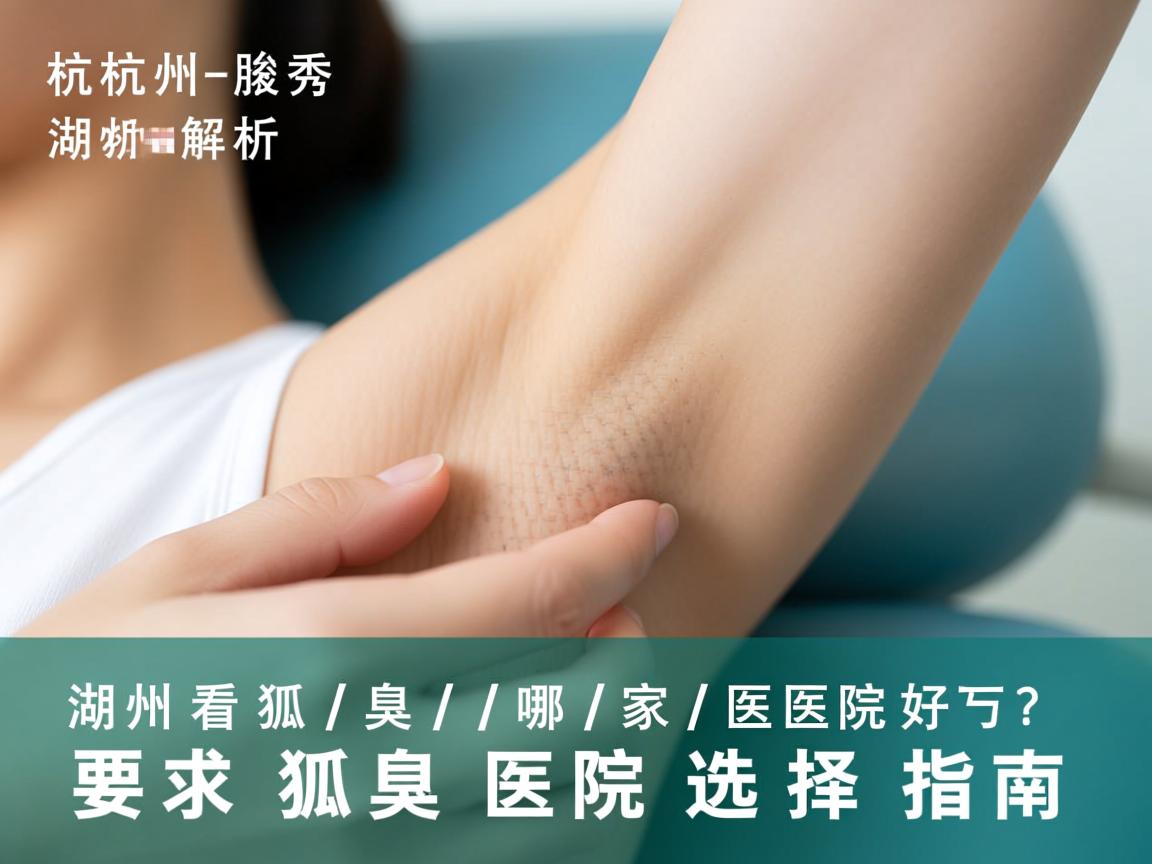 杭州腋秀解析，湖州看狐臭哪家医院好？湖州狐臭医院选择指南