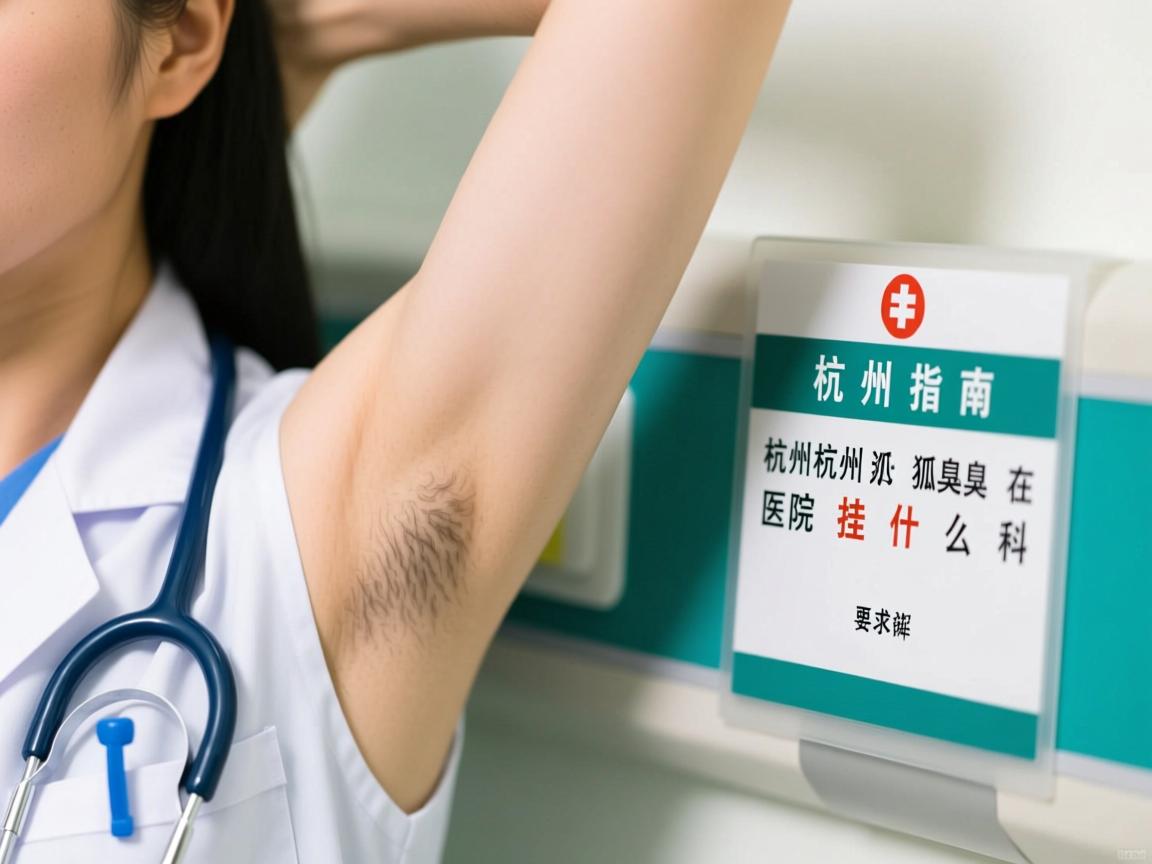 杭州狐臭治疗指南，详解杭州狐臭在医院应挂什么科