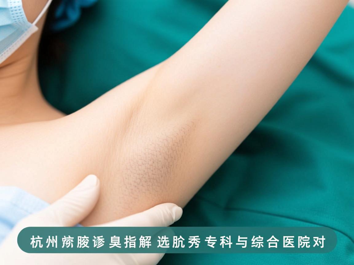 杭州腋臭诊疗选择指南，详解杭州腋秀专科与综合医院对比