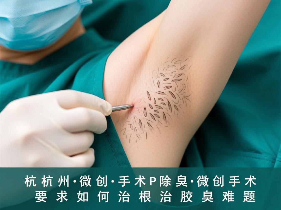 杭州微创手术除腋臭，微创手术如何根治腋臭难题