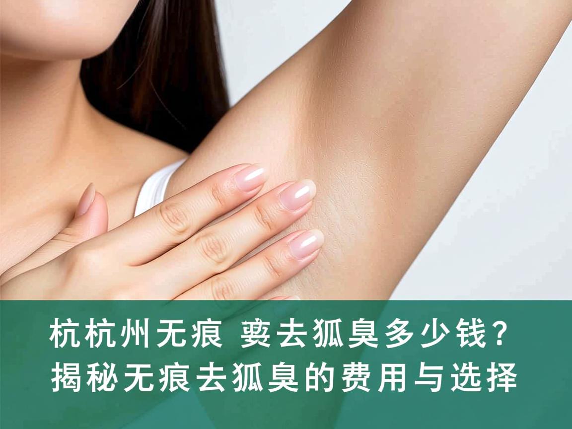 杭州无痕去狐臭多少钱？揭秘无痕去狐臭的费用与选择