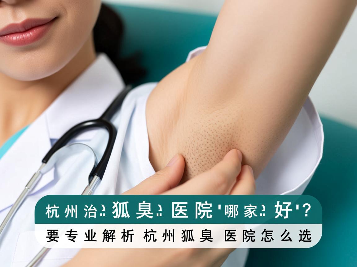 杭州治狐臭医院哪家好？专业解析杭州狐臭医院怎么选