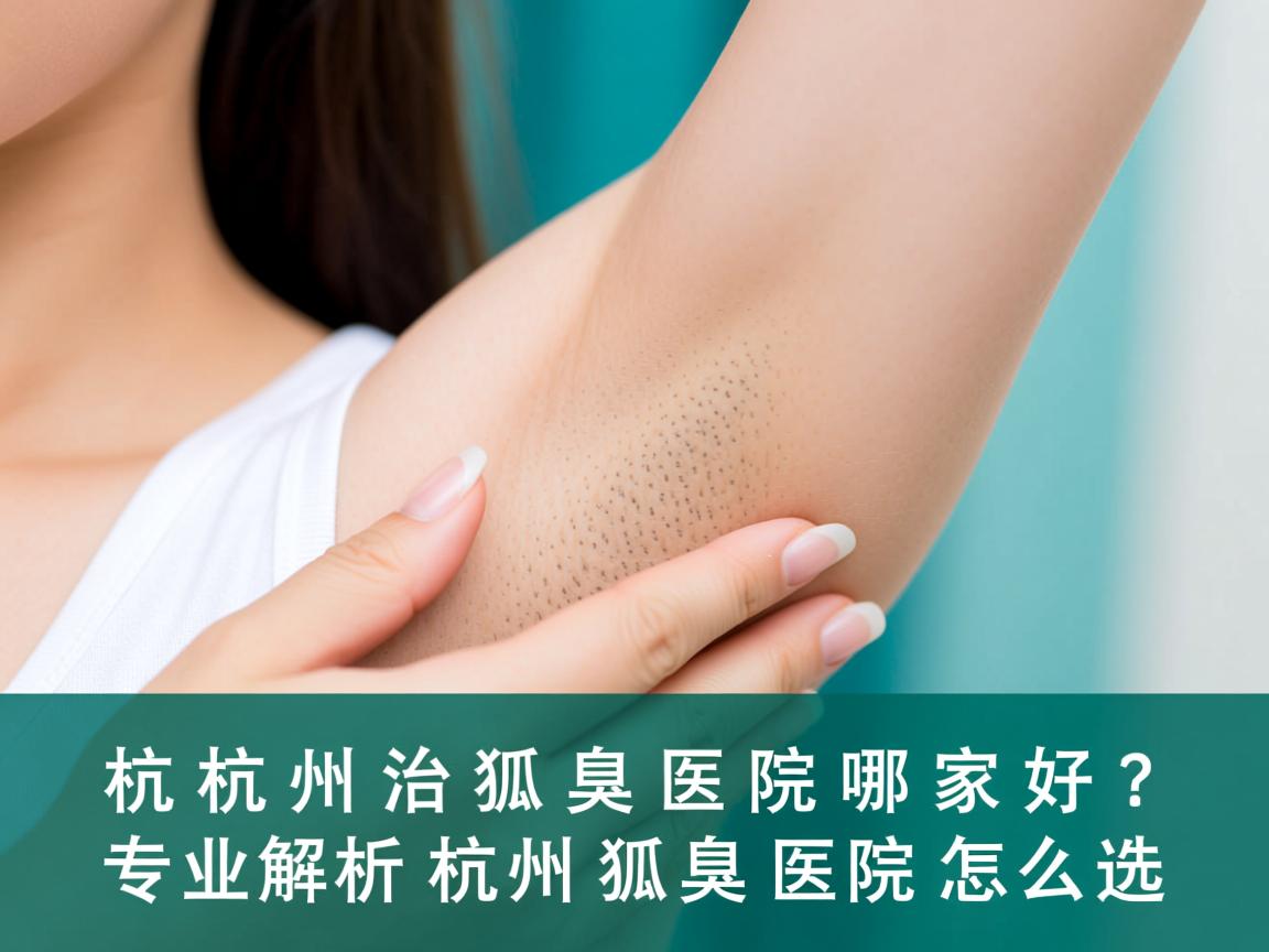 杭州治狐臭医院哪家好？专业解析杭州狐臭医院怎么选