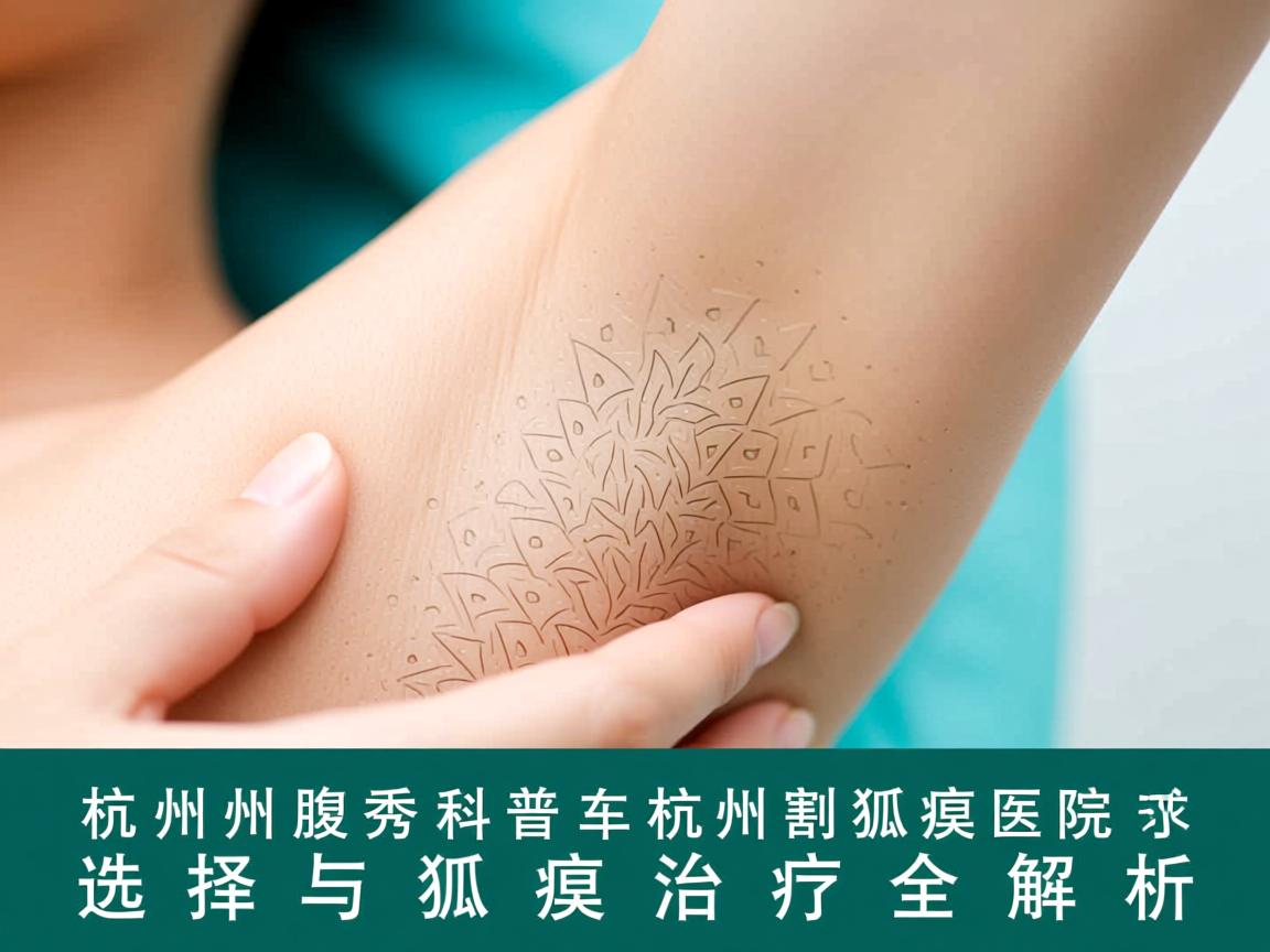 杭州腋秀科普，杭州割狐臭医院选择与狐臭治疗全解析