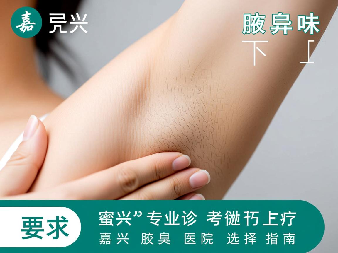 嘉兴专业诊疗腋下异味，嘉兴腋臭医院选择指南