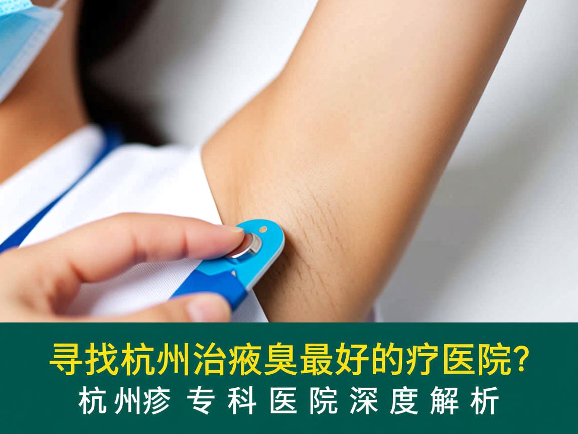 寻找杭州治疗腋臭最好的医院？杭州腋臭专科医院深度解析