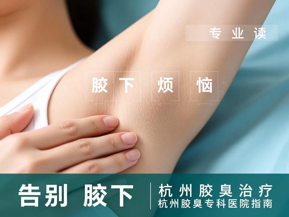 告别腋下烦恼，专业解读杭州腋臭治疗，杭州腋臭专科医院指南