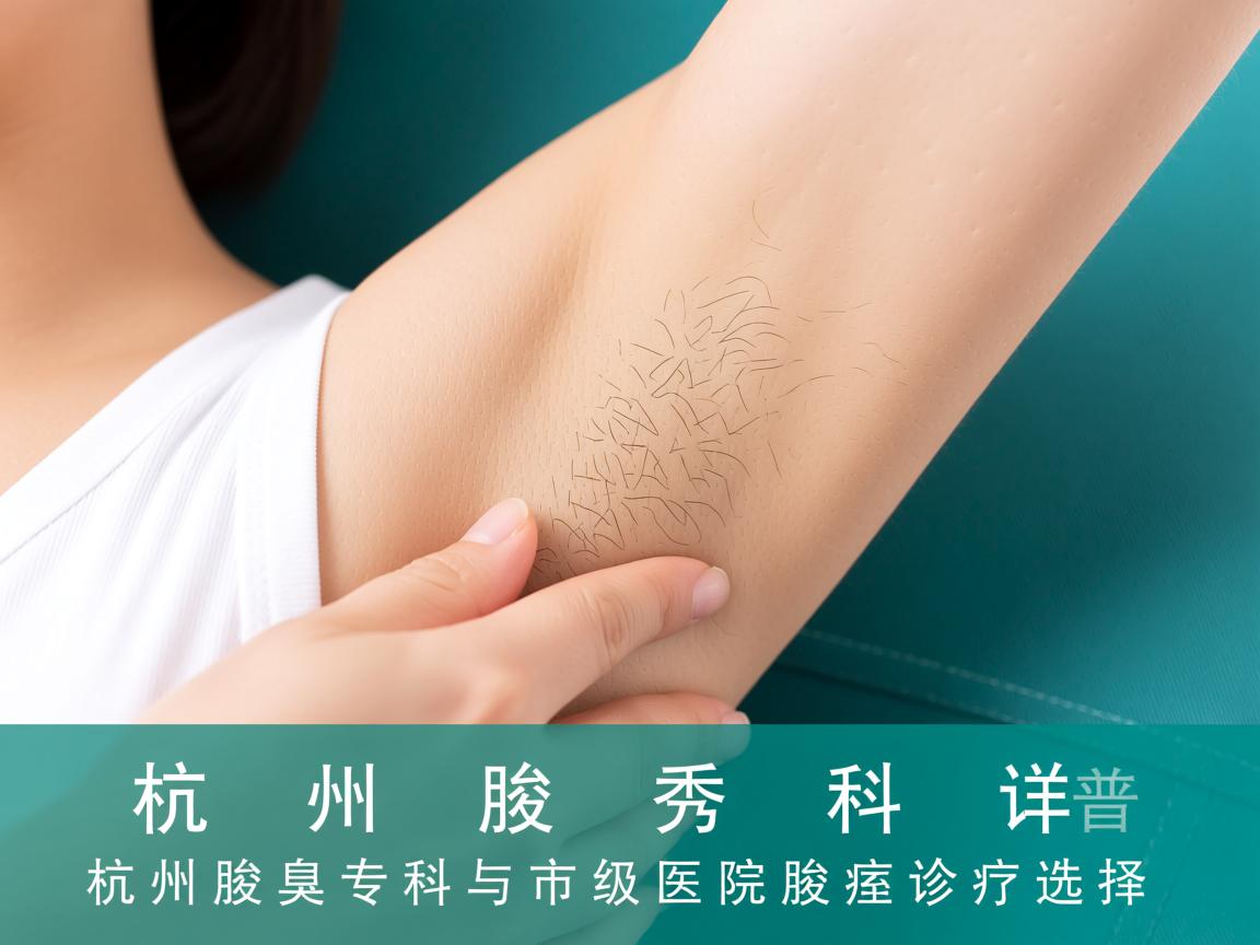 杭州腋秀科普，详解杭州腋臭专科与市级医院腋臭诊疗选择