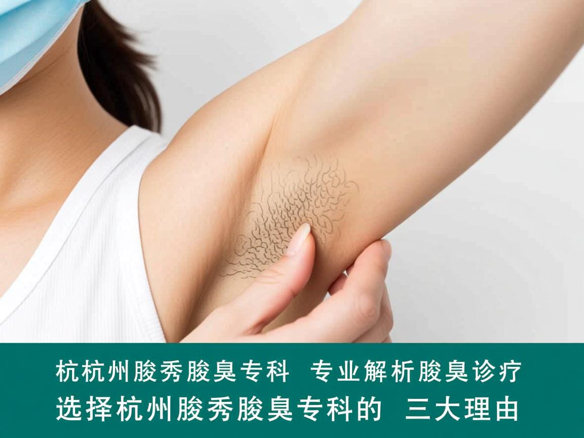 杭州腋秀腋臭专科，专业解析腋臭诊疗，选择杭州腋秀腋臭专科的三大理由