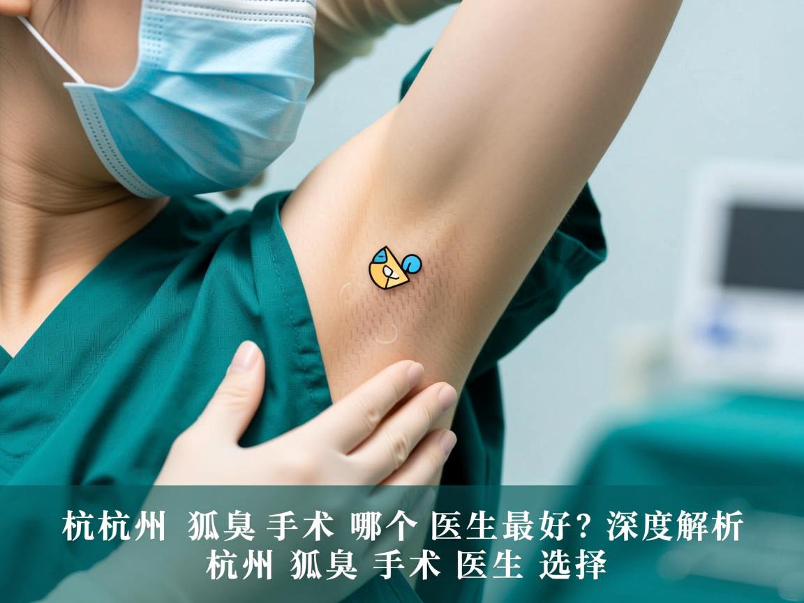 杭州狐臭手术哪个医生最好？深度解析杭州狐臭手术医生选择