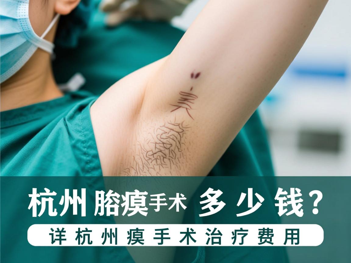 杭州腋臭手术多少钱？详解杭州腋臭手术治疗费用