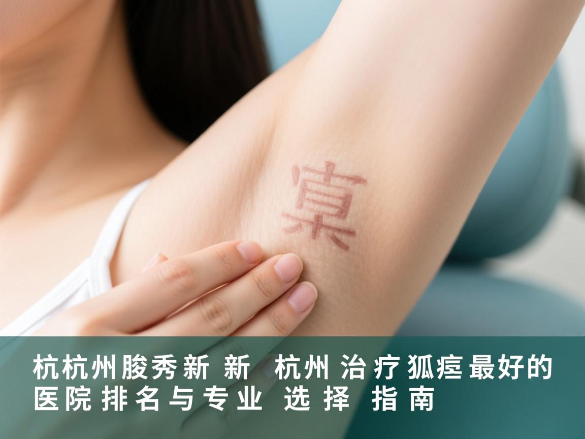杭州腋秀解析，杭州治疗狐臭最好的医院排名与专业选择指南