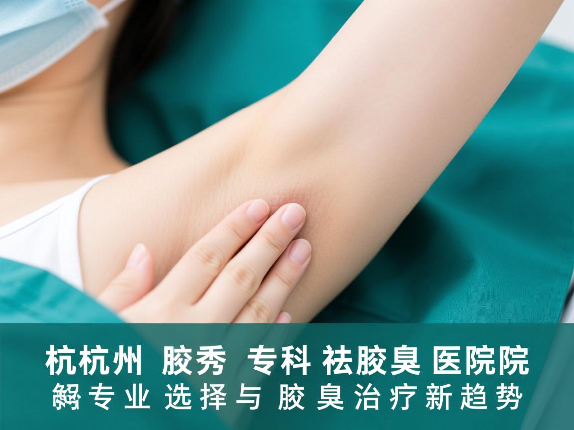 杭州腋秀专科解析，杭州祛腋臭医院的专业选择与腋臭治疗新趋势