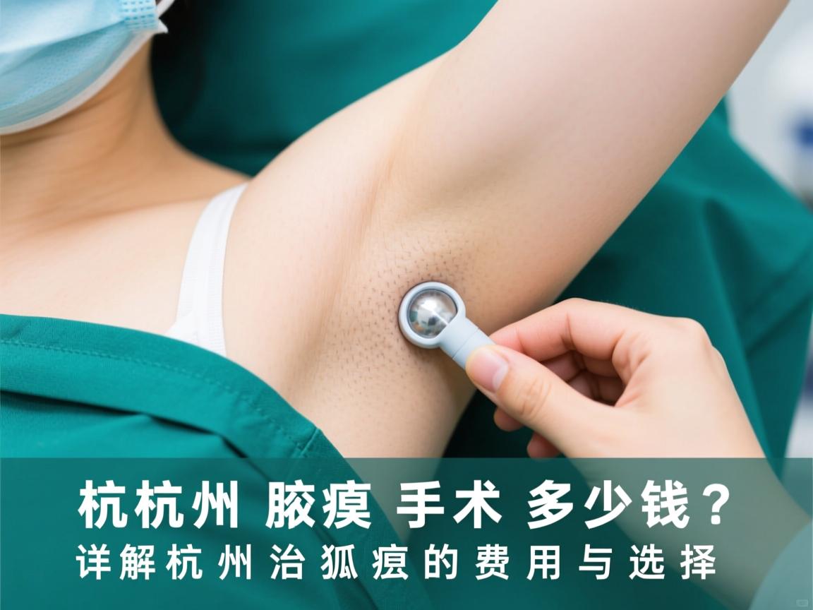 杭州腋臭手术多少钱？详解杭州治狐臭的费用与选择