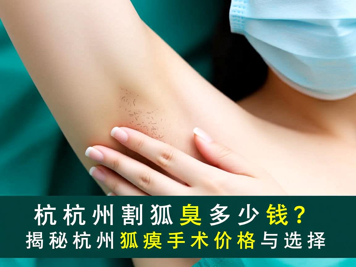 杭州割狐臭多少钱？揭秘杭州狐臭手术价格与选择
