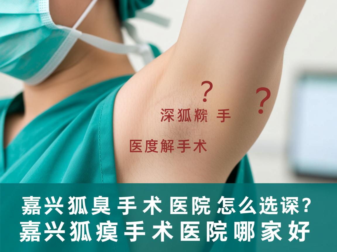 嘉兴狐臭手术医院怎么选？深度解析嘉兴狐臭手术医院哪家好