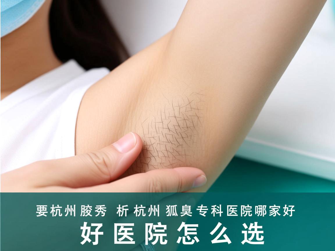 杭州腋秀解析，杭州狐臭专科医院哪家好，好医院怎么选