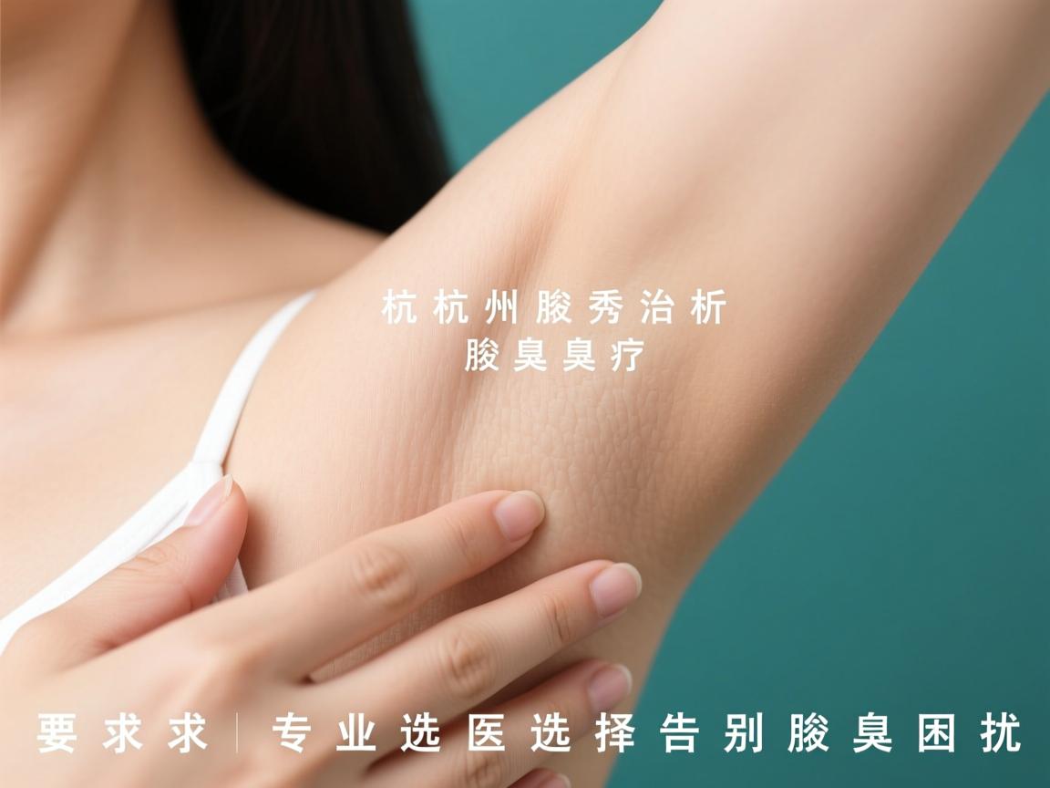 杭州腋秀解析腋臭治疗，专业选择告别腋臭困扰