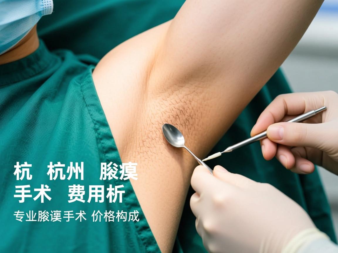 杭州腋臭手术费用解析，专业解读腋臭手术的价格构成