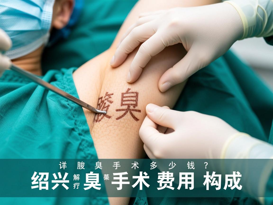 绍兴腋臭手术多少钱？详解绍兴腋臭手术费用构成