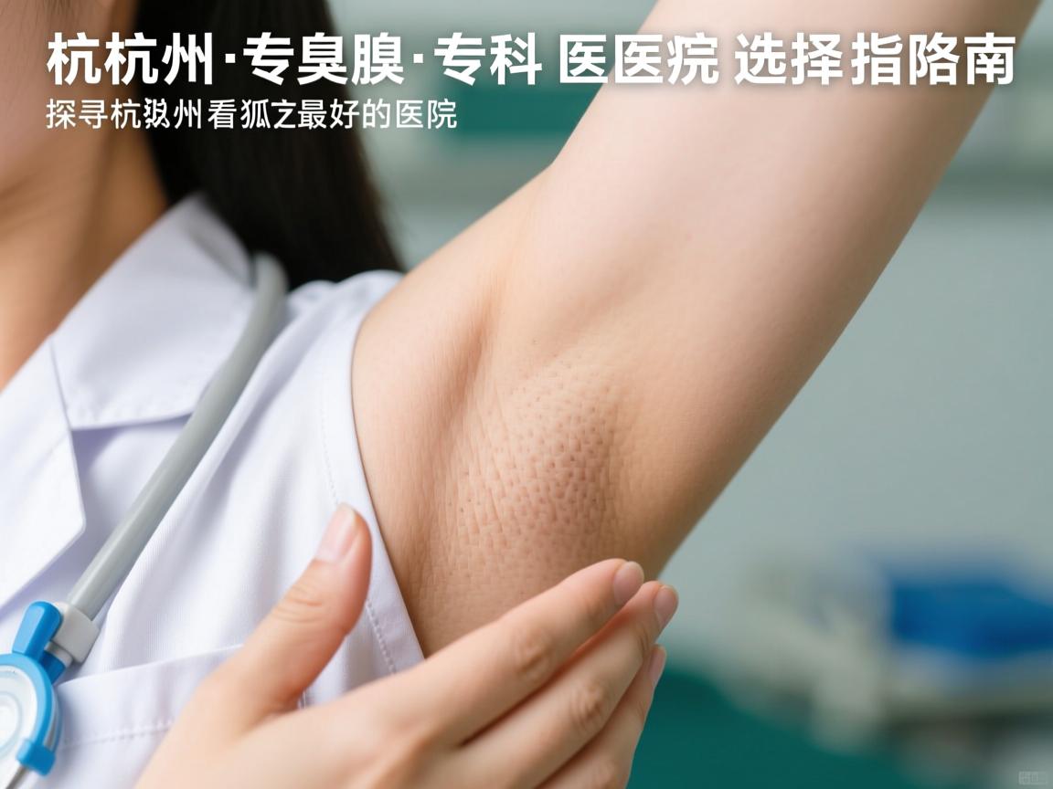 杭州腋臭专科医院选择指南，探寻杭州看狐臭最好的医院