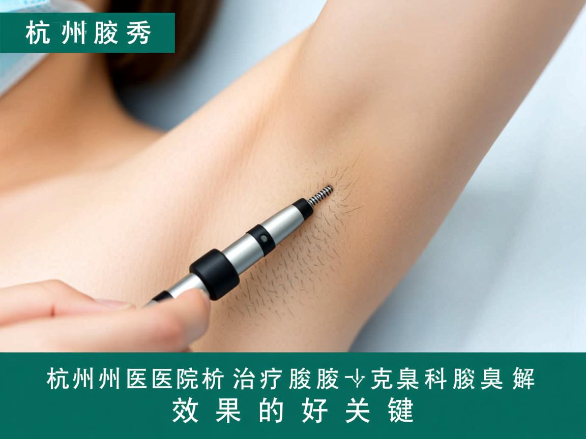 杭州腋秀专科解析，杭州医院治疗腋臭效果好的关键