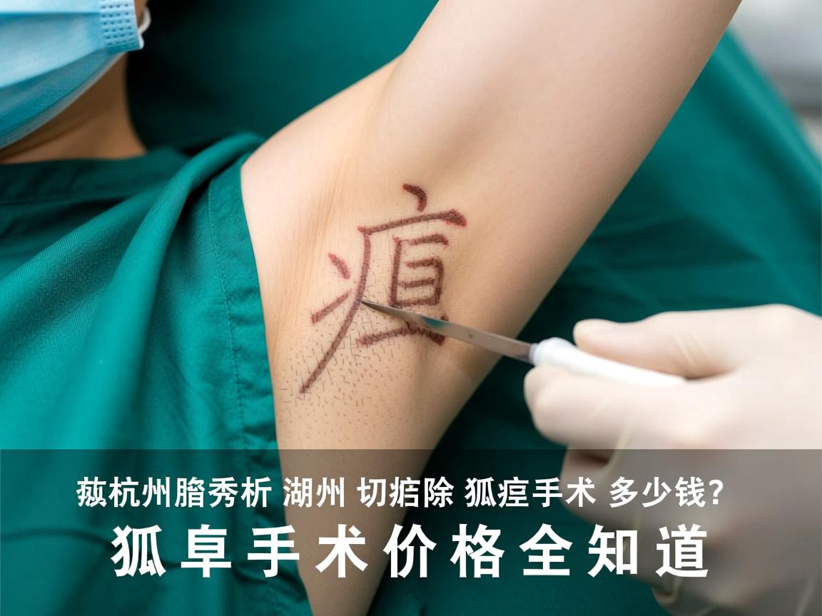 杭州腋秀解析，湖州切除狐臭手术多少钱？狐臭手术价格全知道