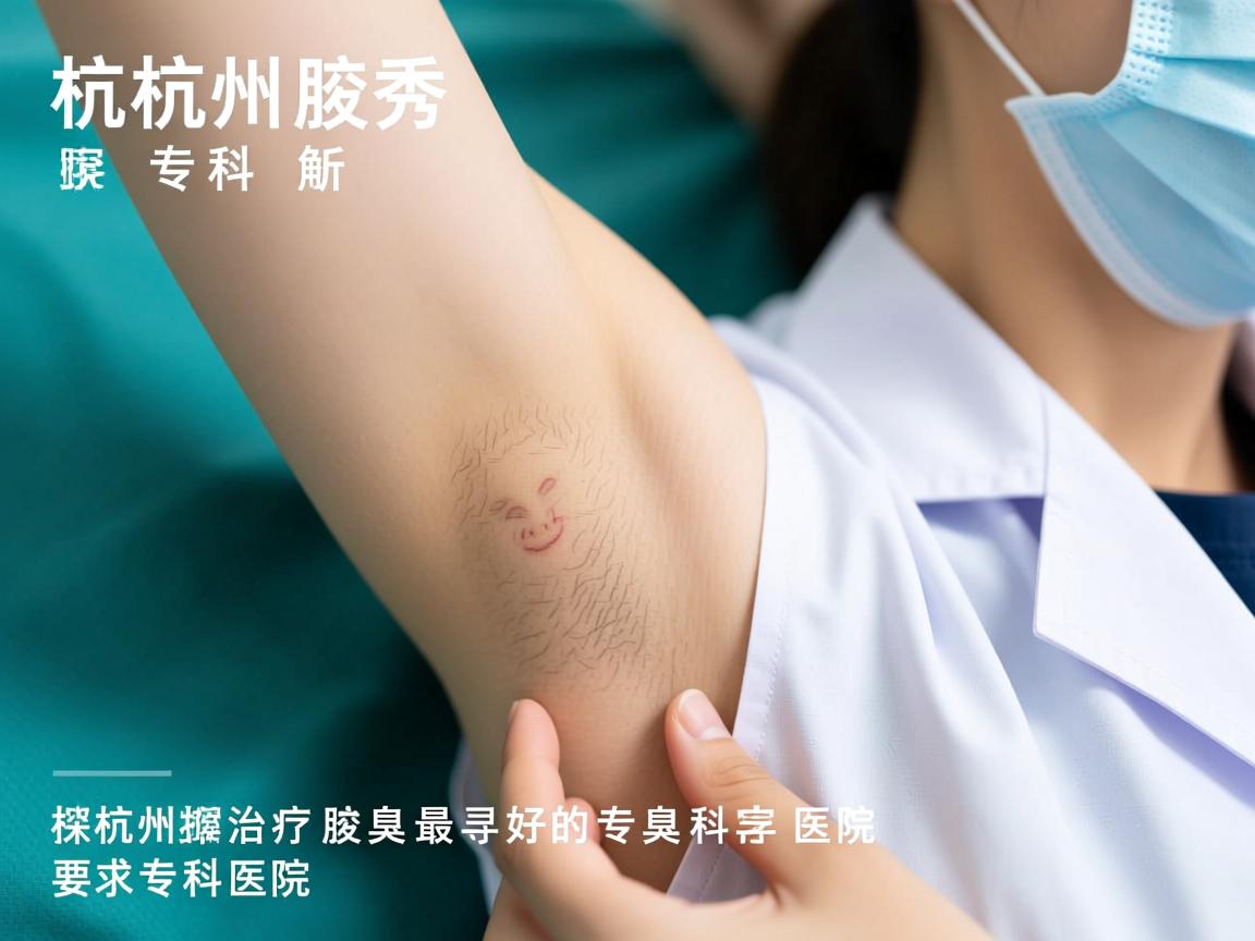杭州腋秀腋臭专科解析，探寻杭州治疗腋臭最好的专科医院