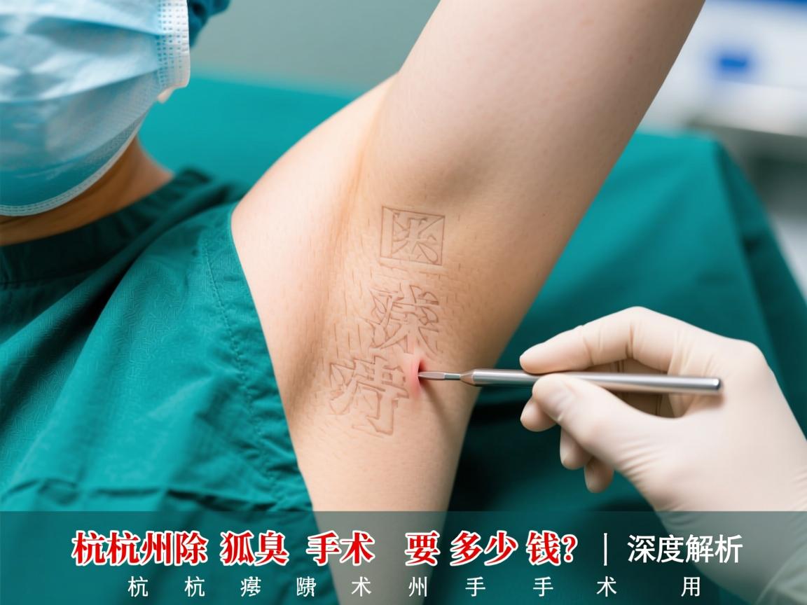 杭州除狐臭手术要多少钱？深度解析杭州除狐臭手术费用