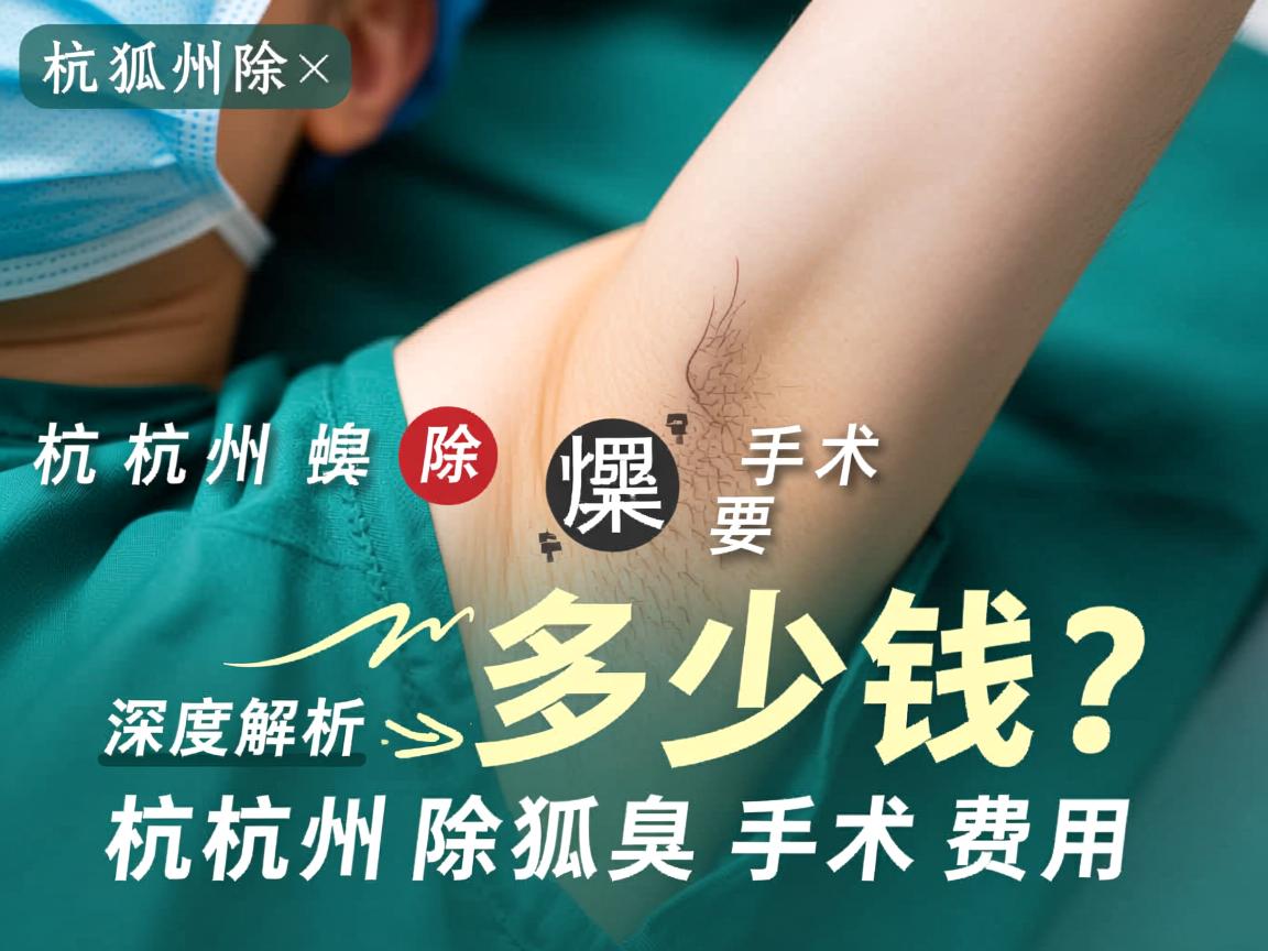 杭州除狐臭手术要多少钱？深度解析杭州除狐臭手术费用