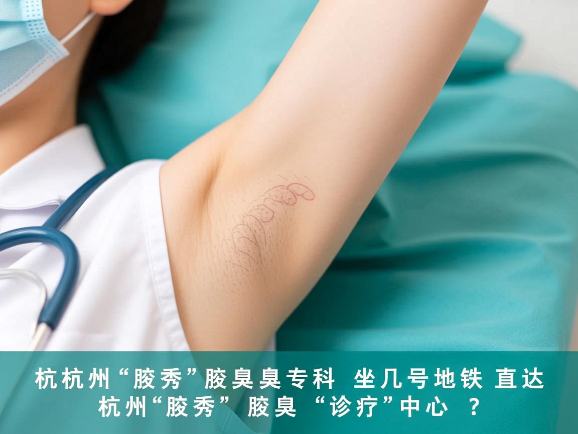 杭州腋秀腋臭专科，坐几号地铁直达杭州腋秀腋臭诊疗中心？