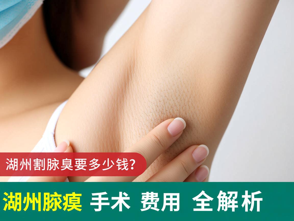 在湖州割腋臭要多少钱？湖州腋臭手术费用全解析
