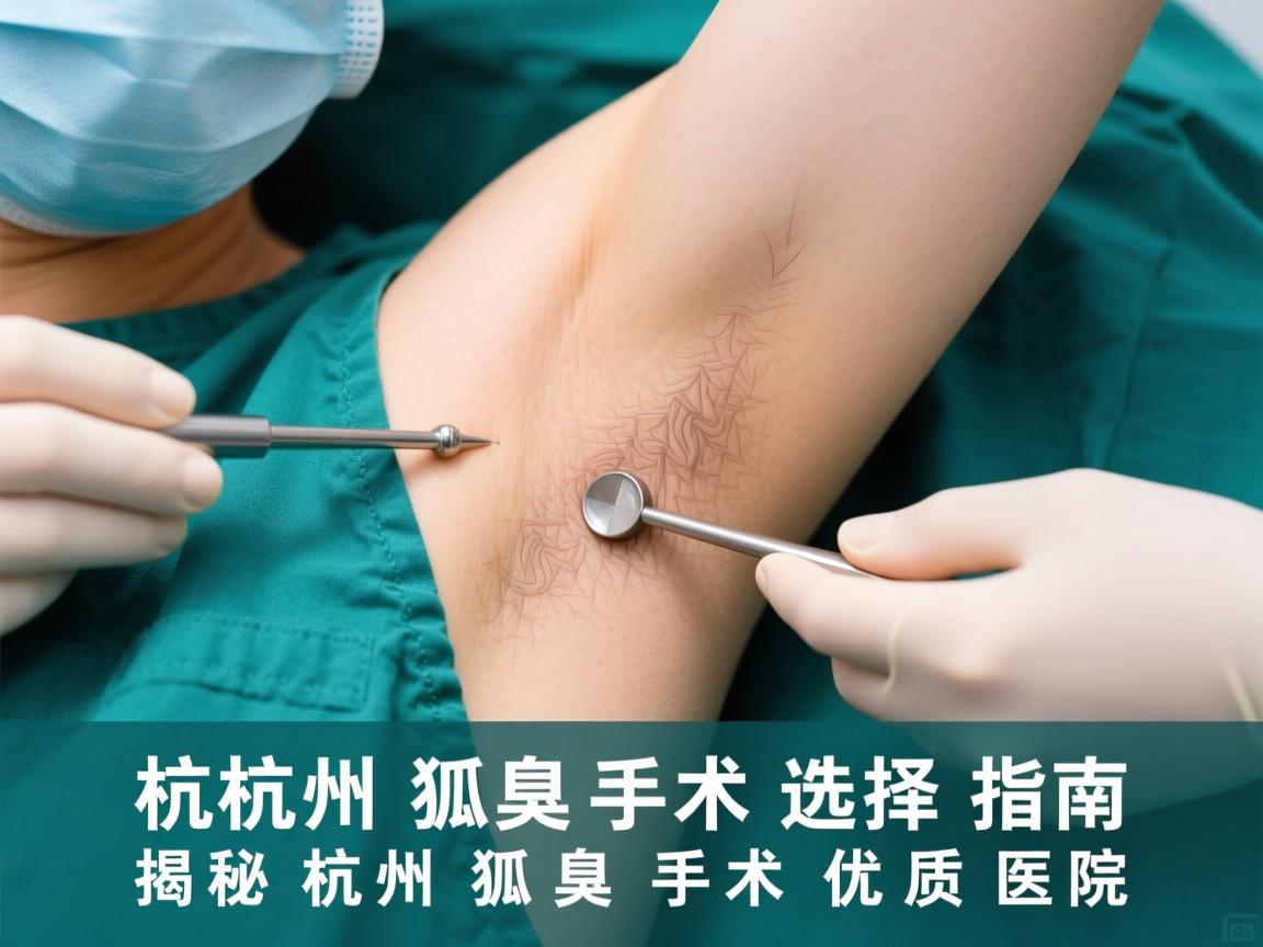 杭州狐臭手术选择指南，揭秘杭州狐臭手术优质医院