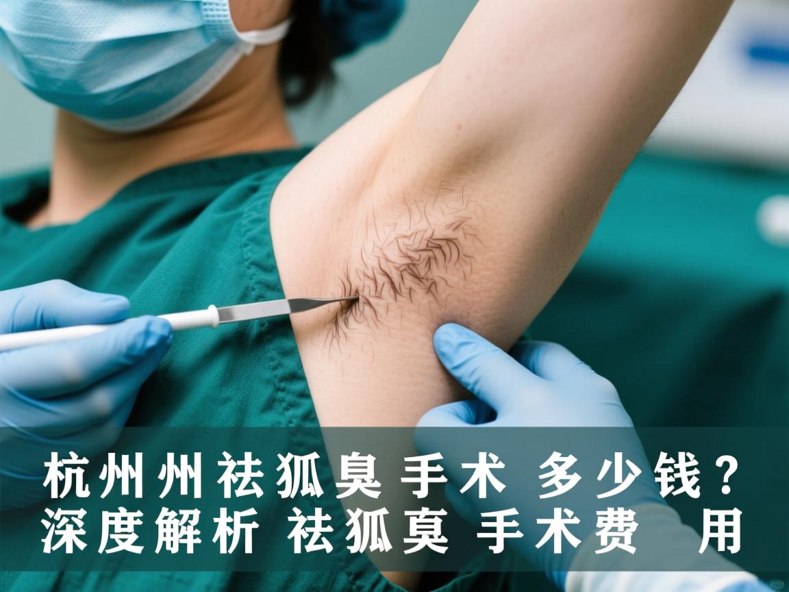杭州祛狐臭手术多少钱？深度解析祛狐臭手术费用